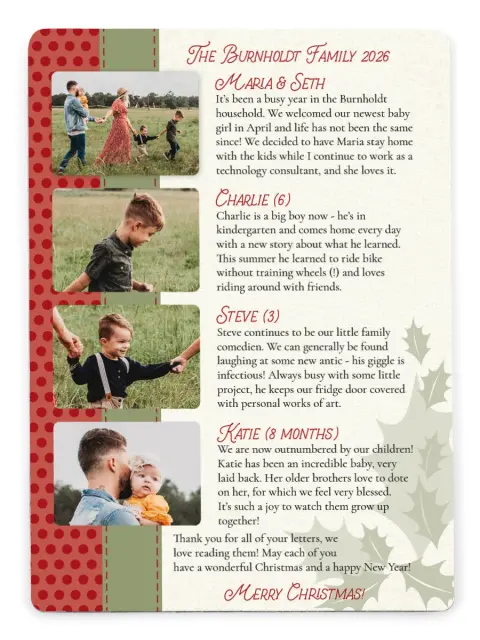 Family News | Christmas Magnets