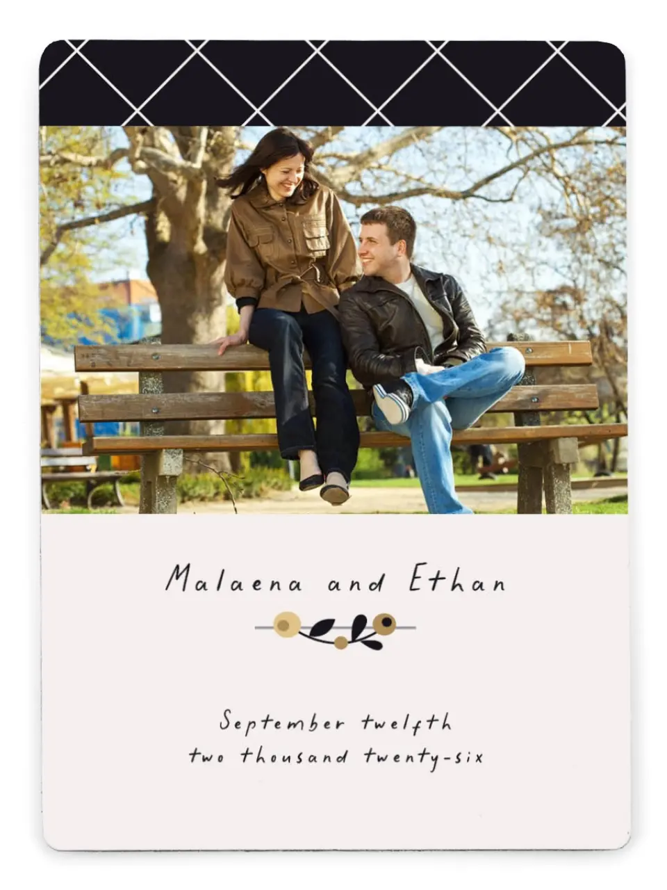 An Autumn Affair | Fall Save the Dates