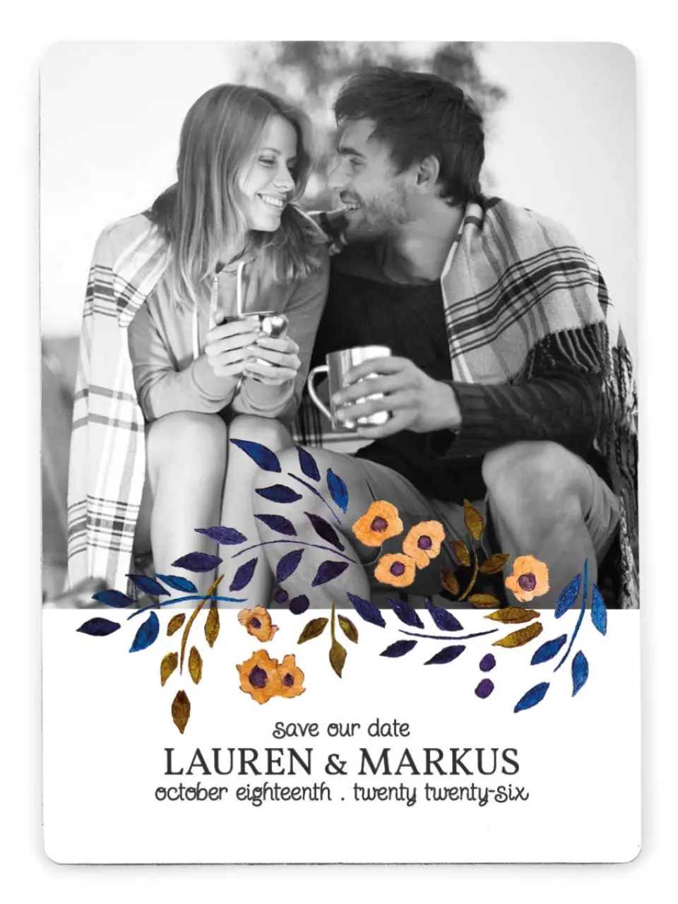 Perfectly Plaid | Fall Save the Dates