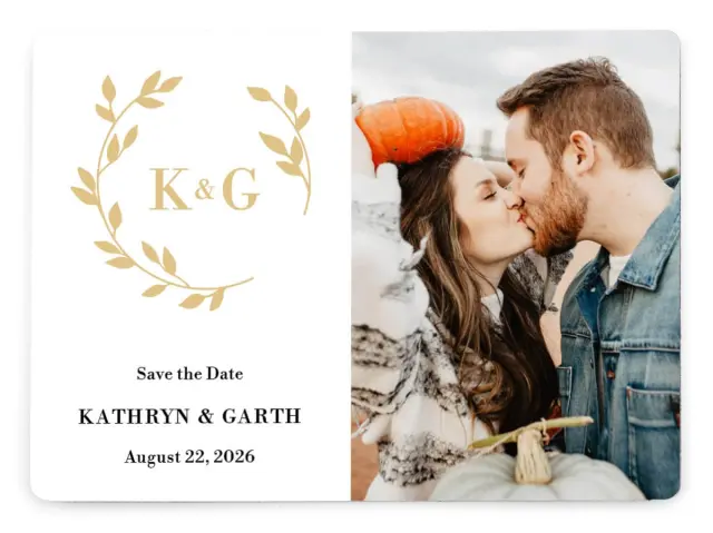 Charming Monogram | Save the Date Magnets