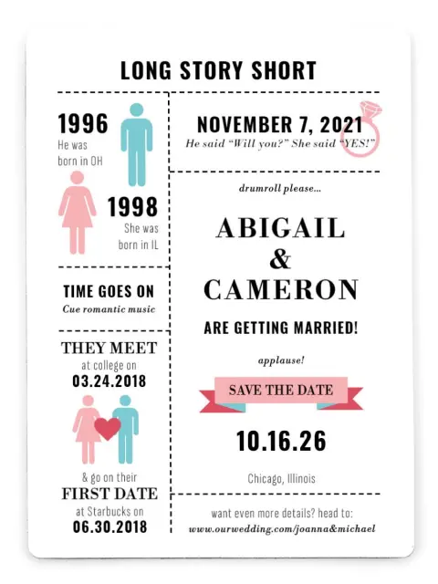 Our Story | Save the Date Magnets