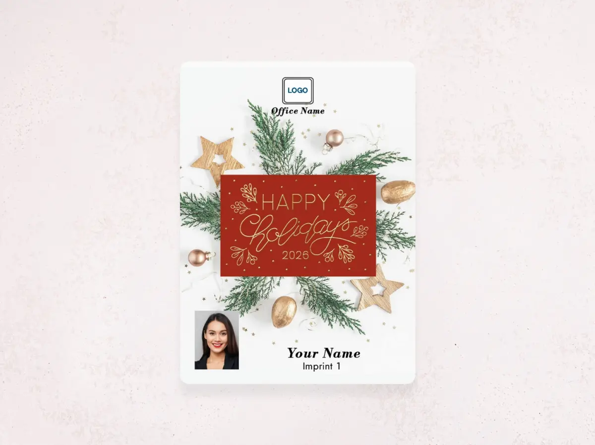Christmas Card Magnet