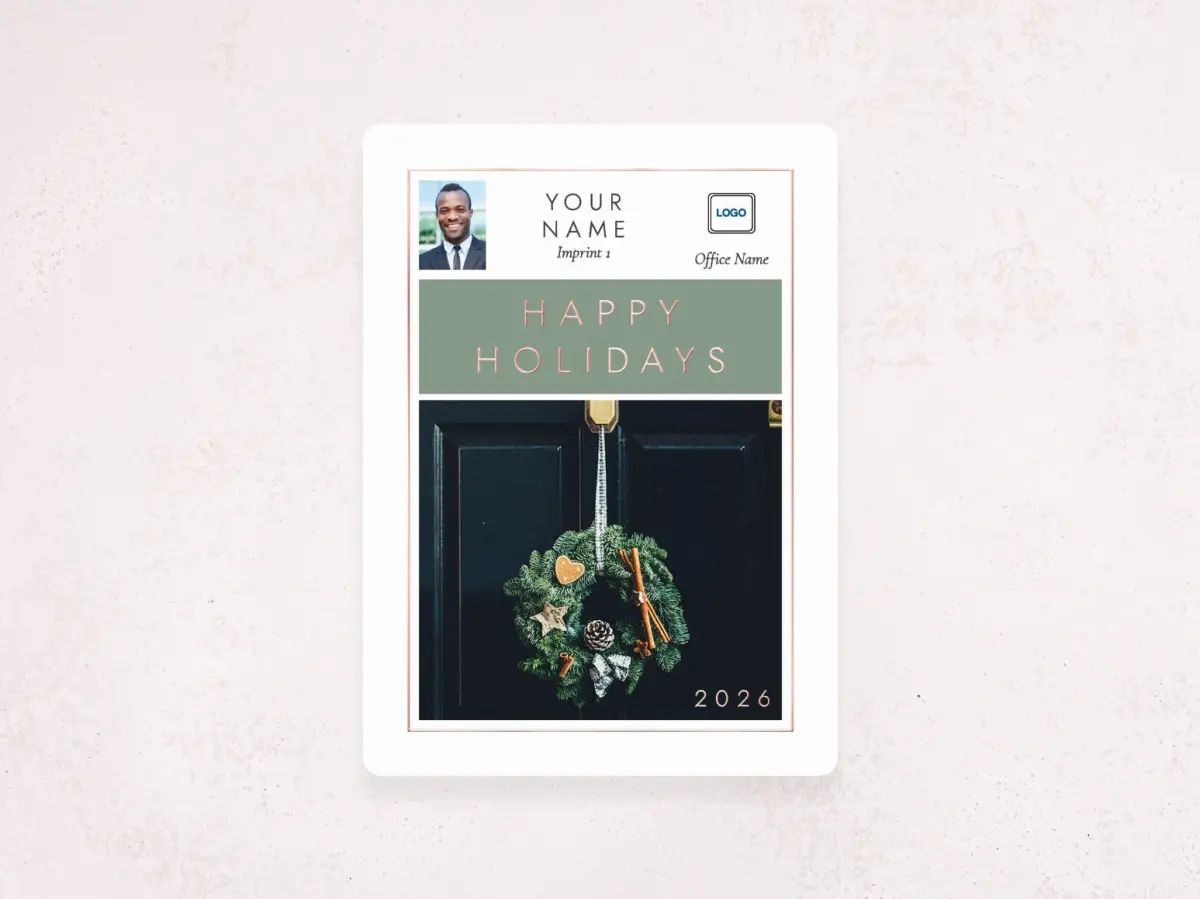 Christmas Card Magnet