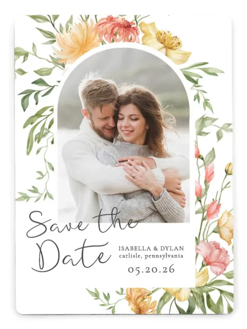 Secluded Blooms | Save the Date Magnets