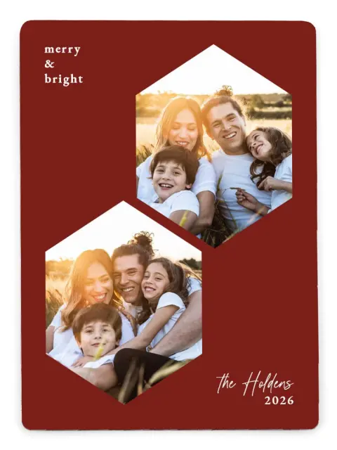 Hexagon Holiday | Christmas Magnets
