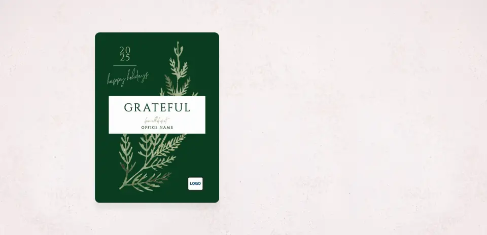 Christmas Card Magnet