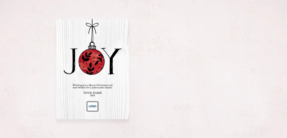 Christmas Card Magnet