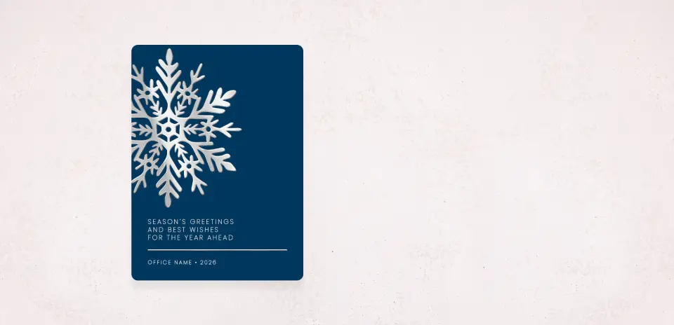Christmas Card Magnet