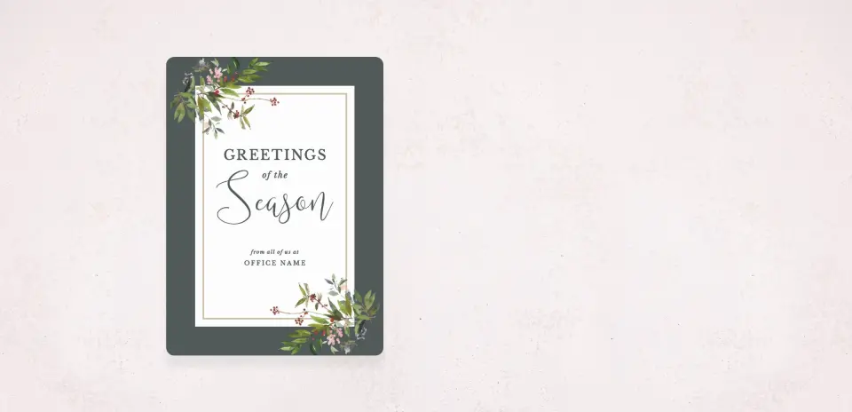 Christmas Card Magnet
