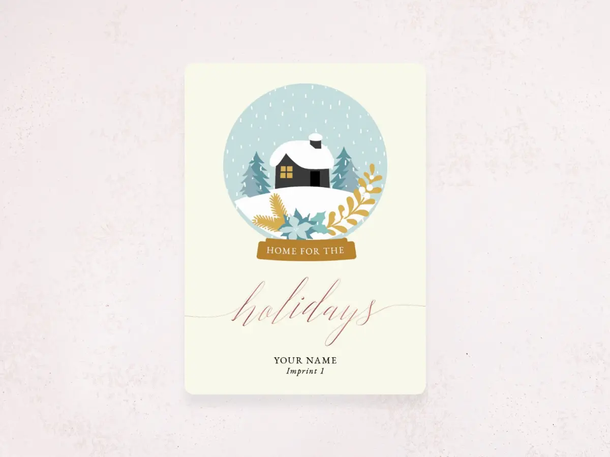 Christmas Card Magnet