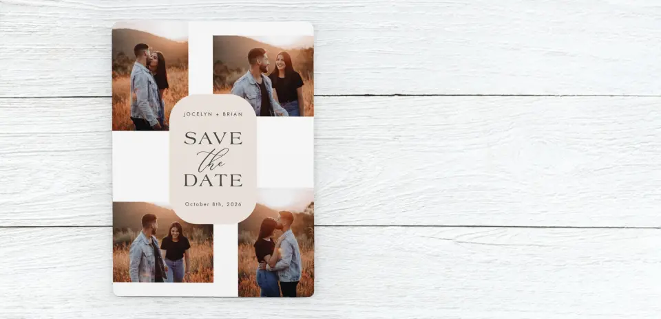 Save the Date Magnet Front