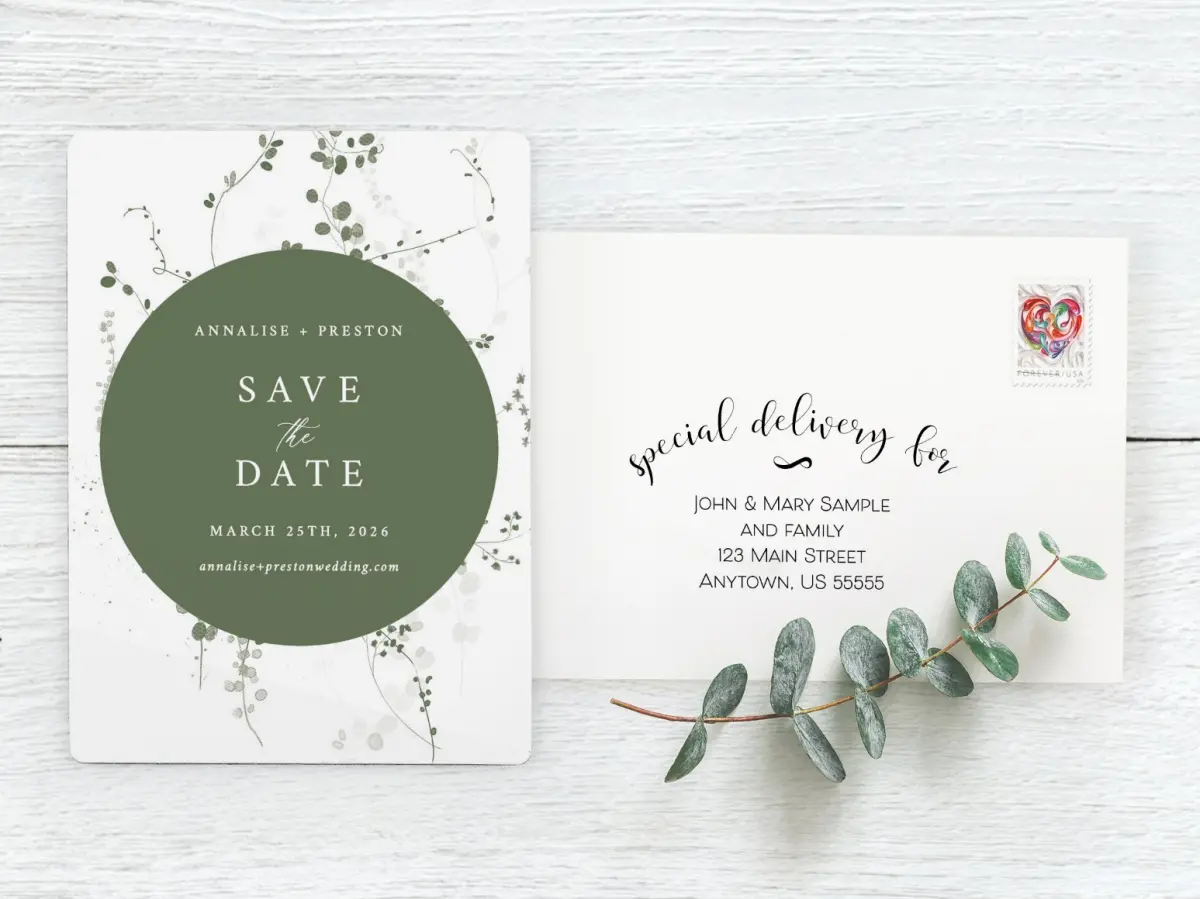 Save the Date Magnet Front