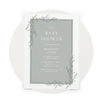 Magnetic Baby Shower Invitations