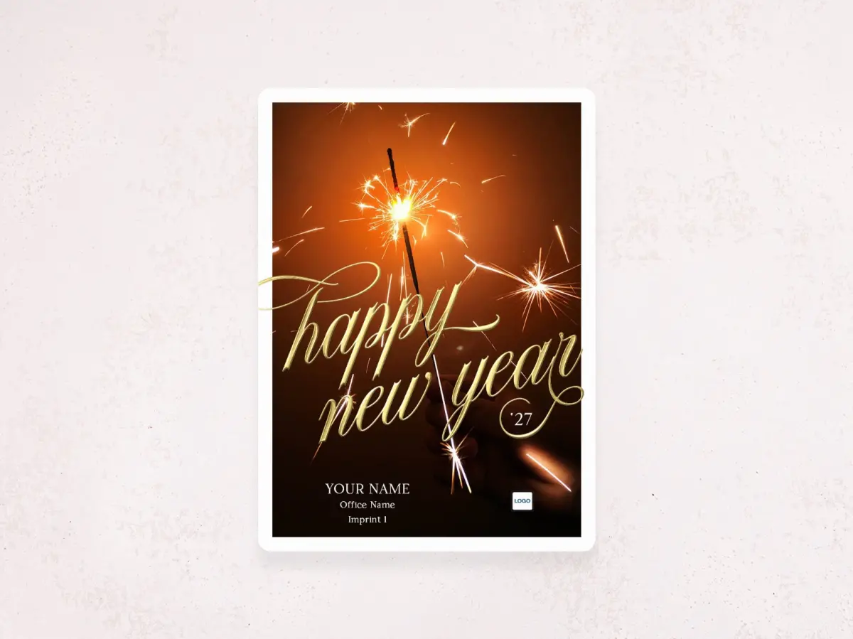 Christmas Card Magnet