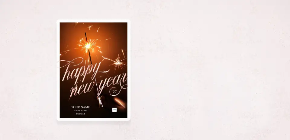 Christmas Card Magnet