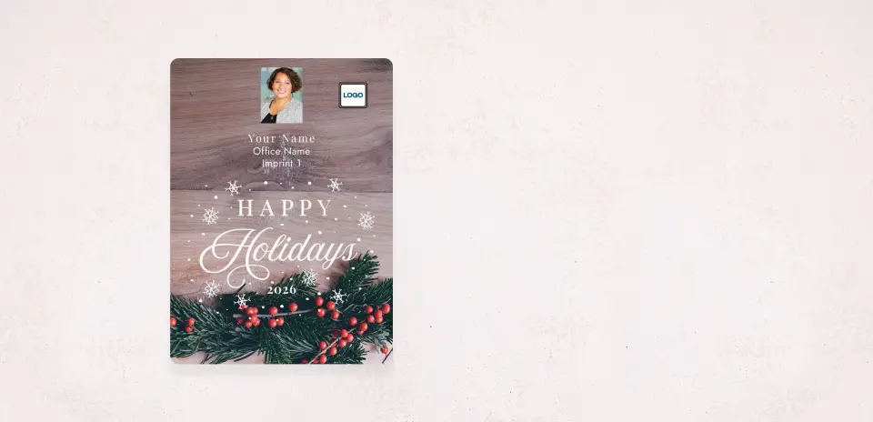 Christmas Card Magnet