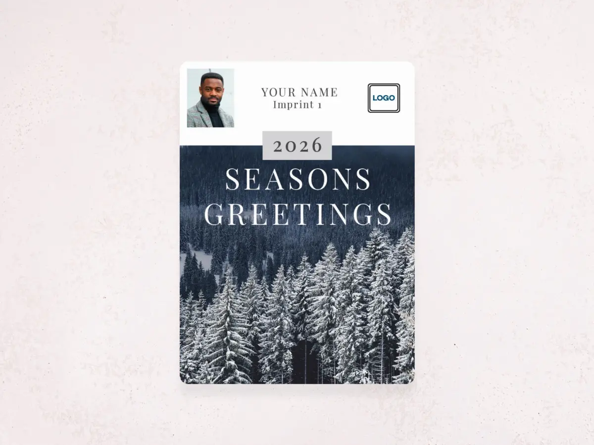 Christmas Card Magnet