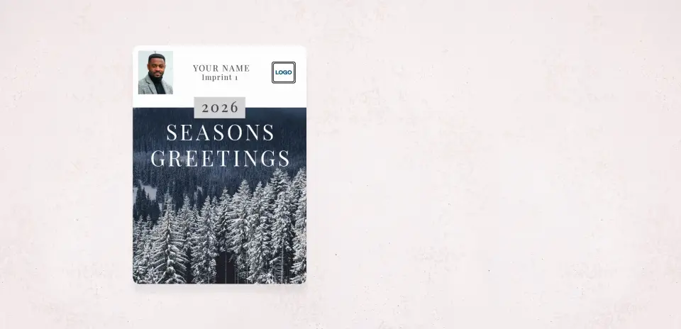 Christmas Card Magnet