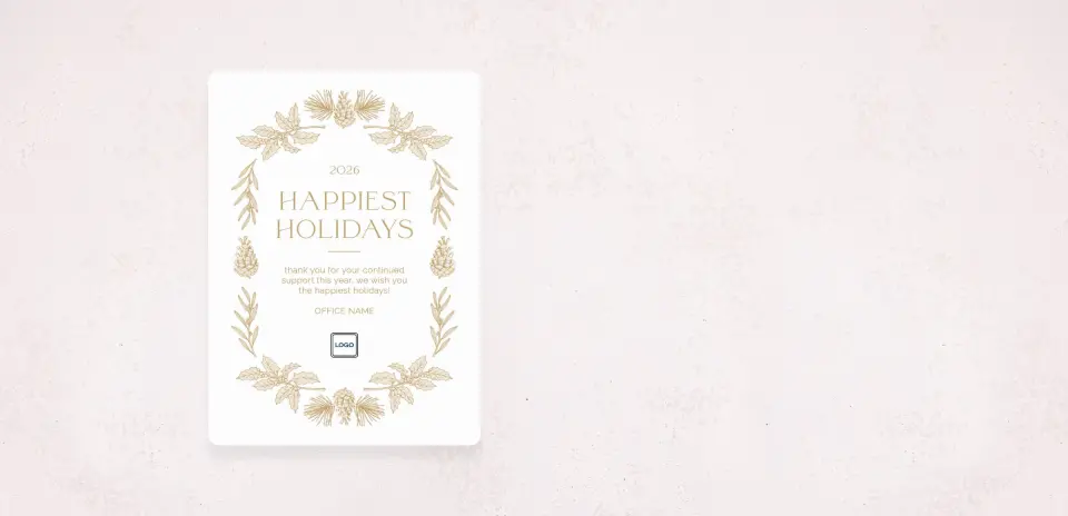 Christmas Card Magnet
