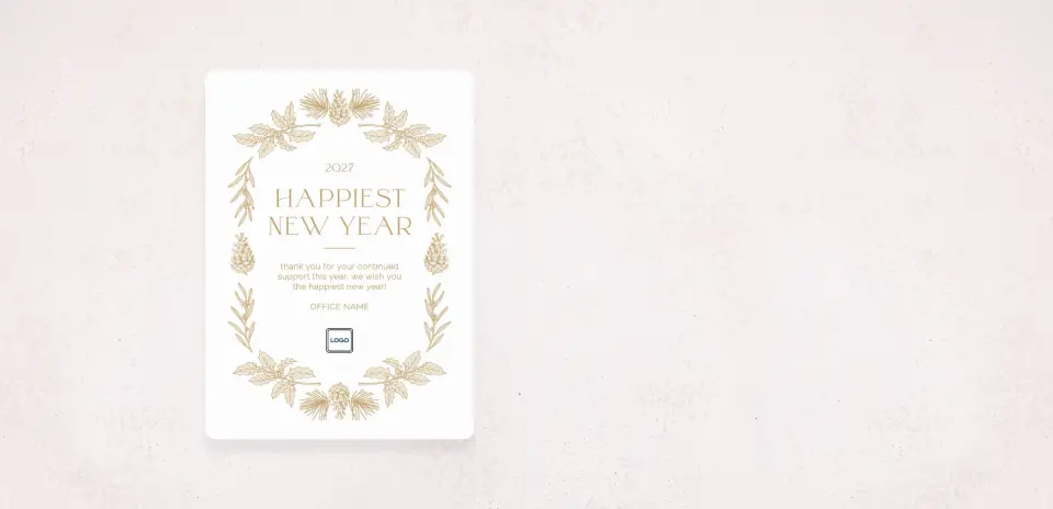 Christmas Card Magnet