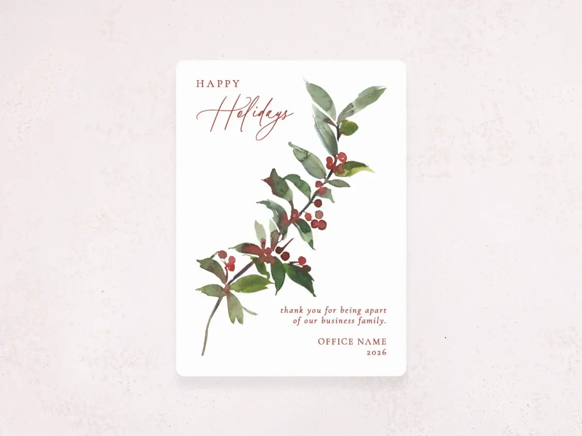 Christmas Card Magnet