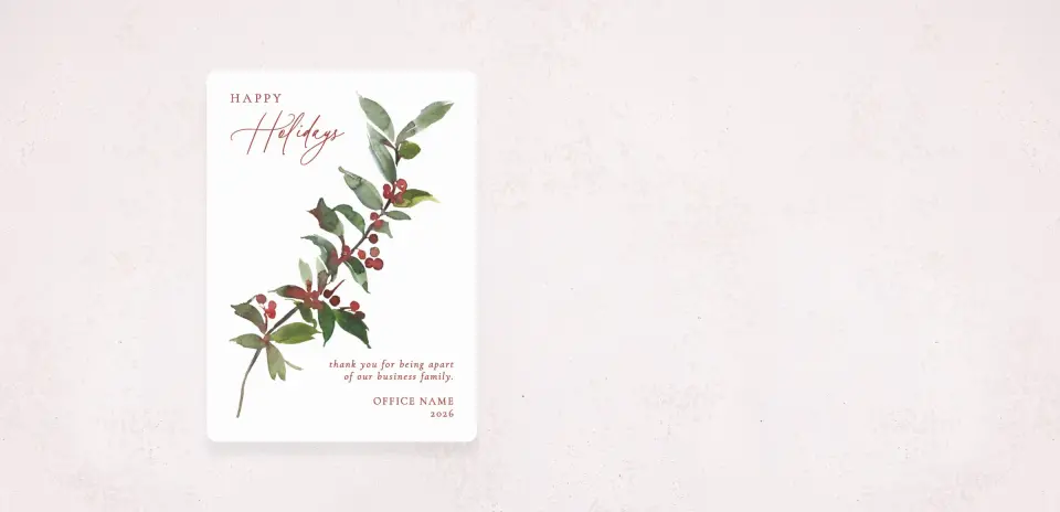 Christmas Card Magnet