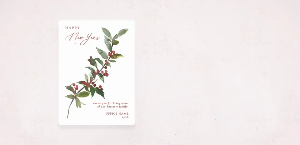 Christmas Card Magnet