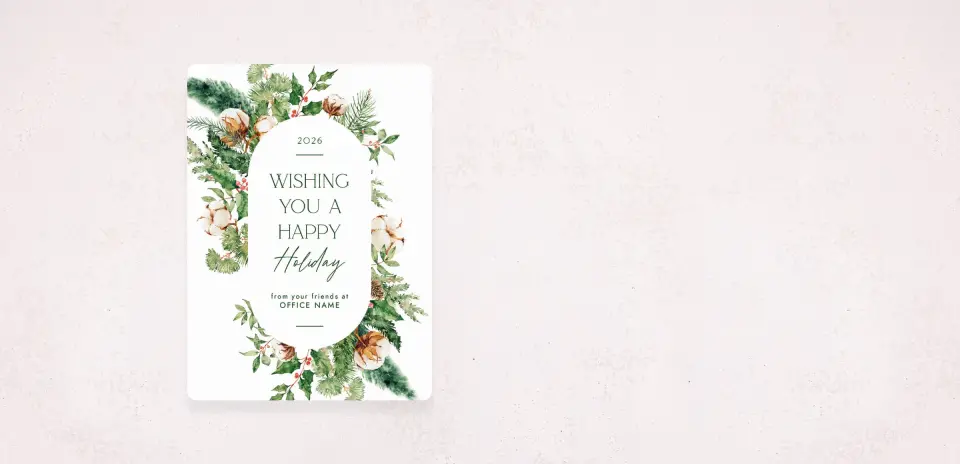 Christmas Card Magnet