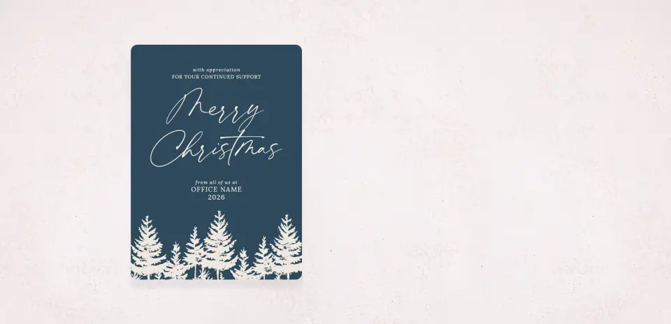 Christmas Card Magnet