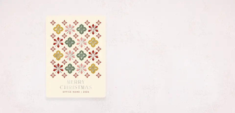Christmas Card Magnet