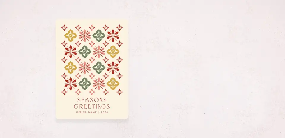 Christmas Card Magnet