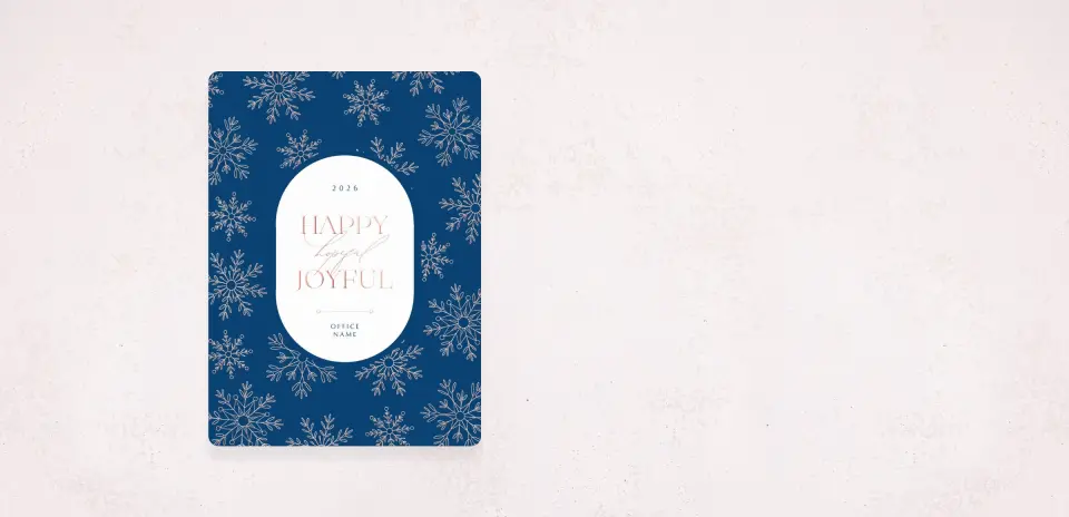 Christmas Card Magnet