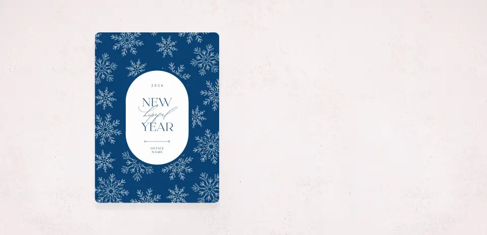 Christmas Card Magnet