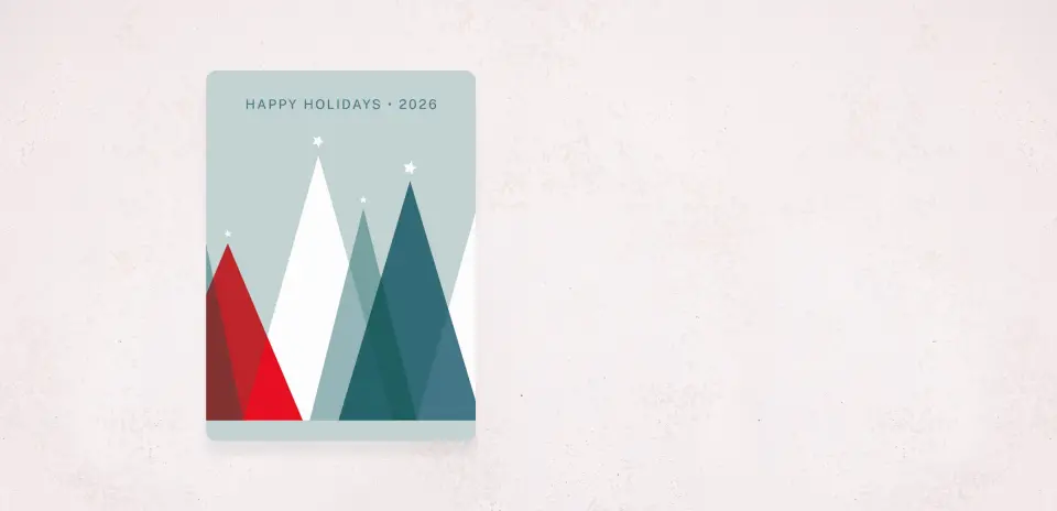 Christmas Card Magnet