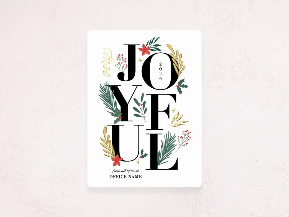 Christmas Card Magnet