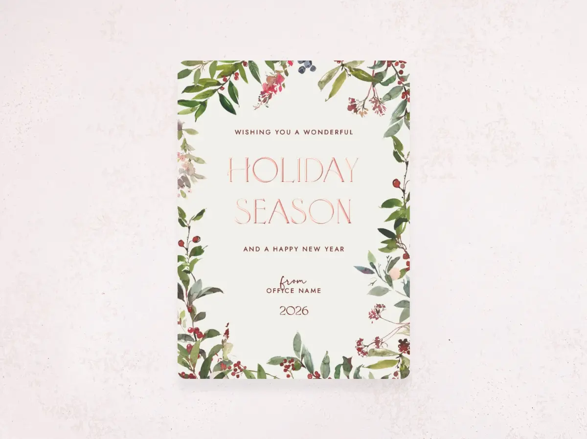 Christmas Card Magnet