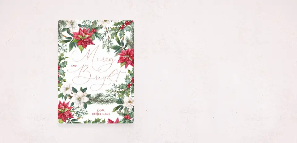 Christmas Card Magnet