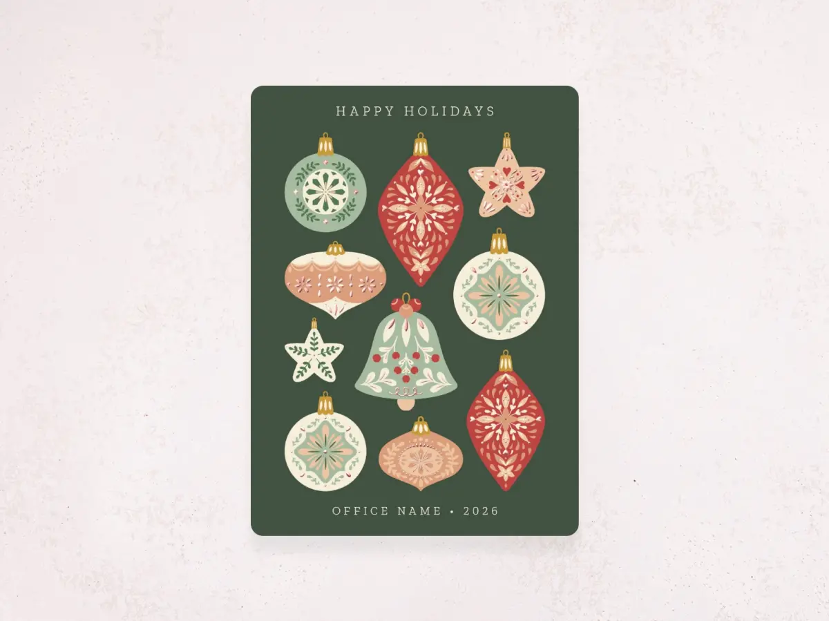 Christmas Card Magnet