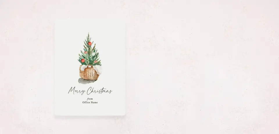 Christmas Card Magnet