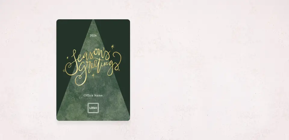 Christmas Card Magnet