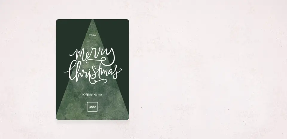Christmas Card Magnet