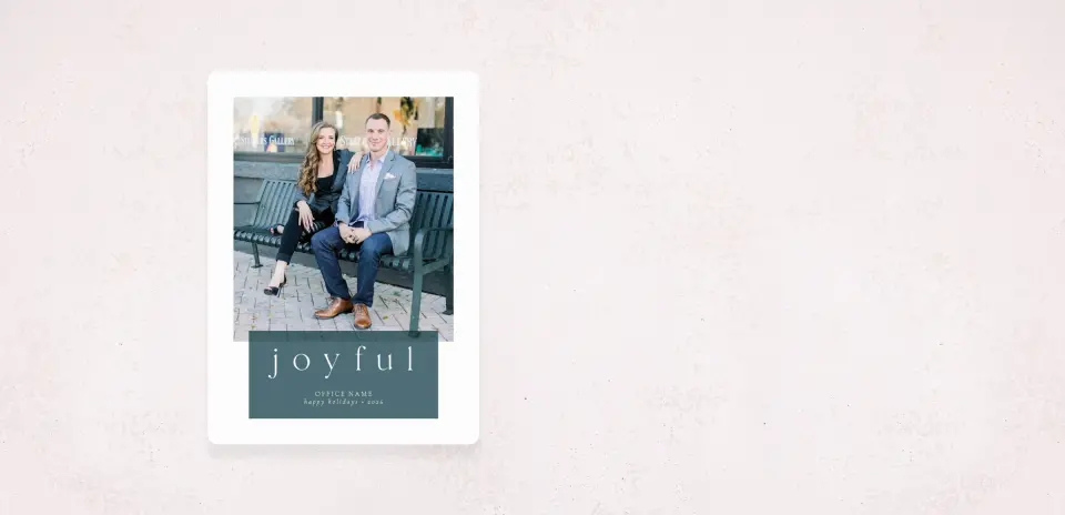 Christmas Card Magnet