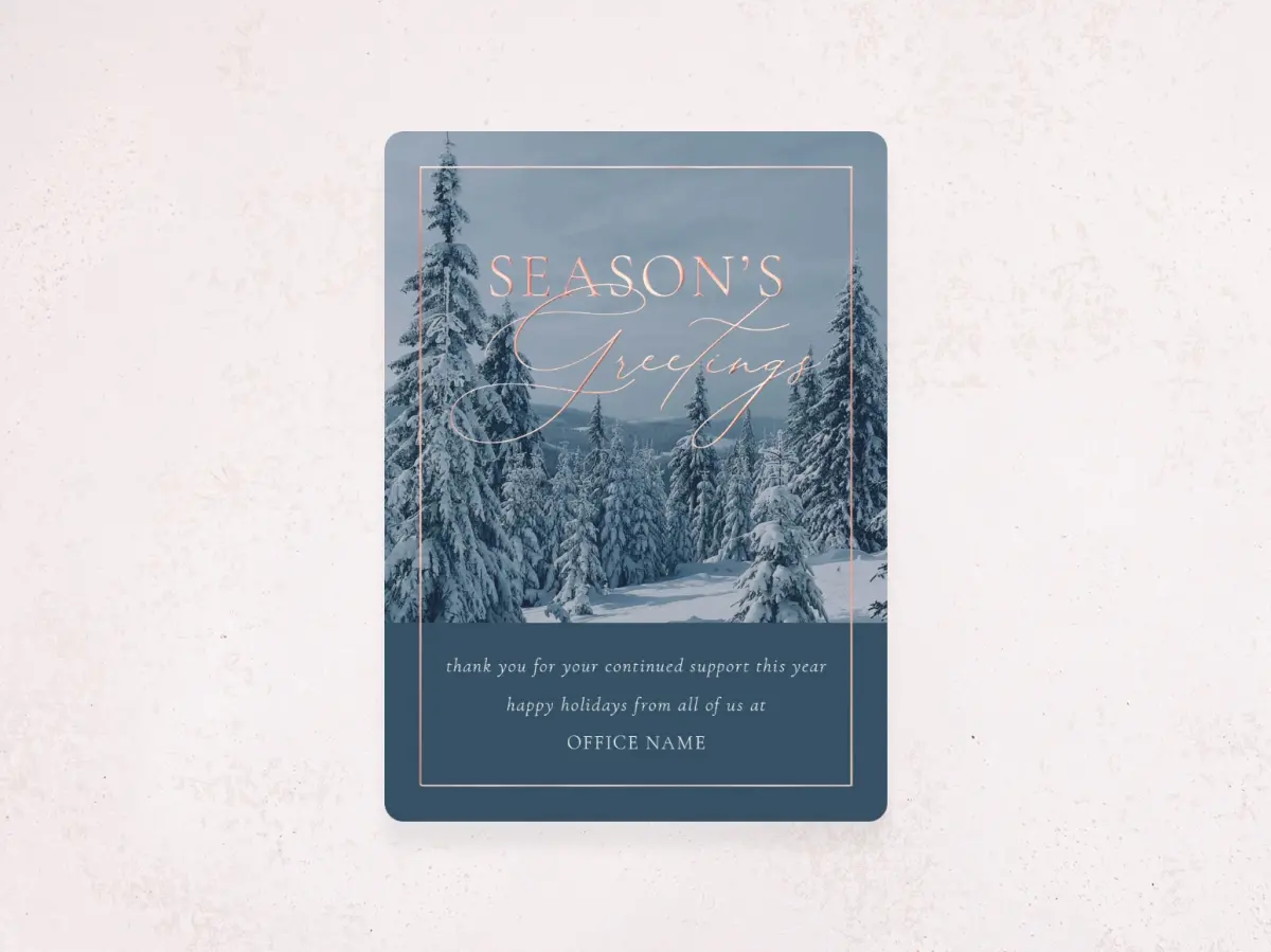 Christmas Card Magnet