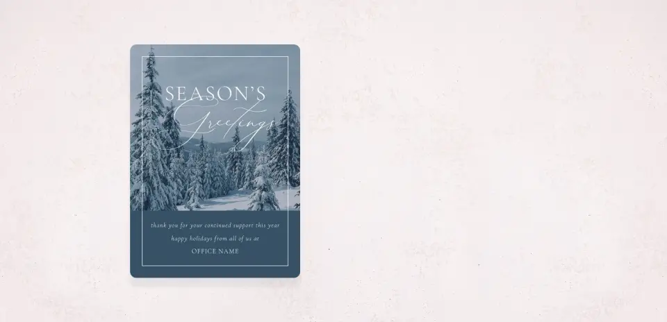 Christmas Card Magnet