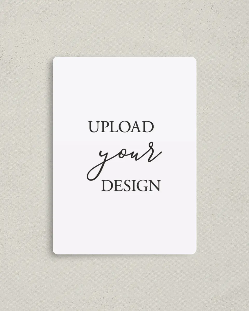 This is a 4" x 5½" Upload Your Design called Upload Your Design 4" x 5½" Magnets printed in full color with a Luxe Satin finish