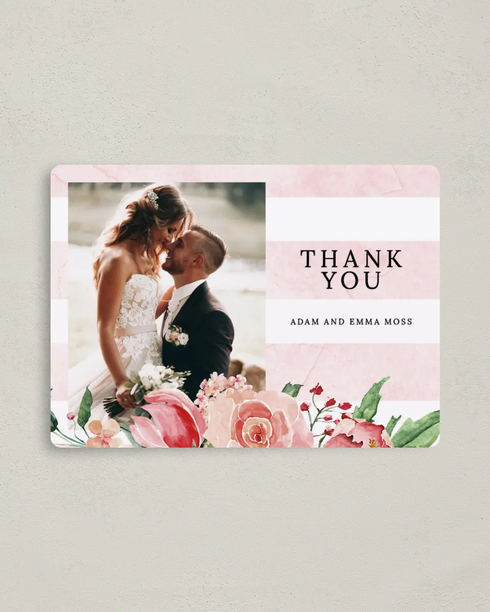 This is a 4" x 5½" Thank You Magnet called Enchanted Crown printed in full color with a Luxe Satin finish