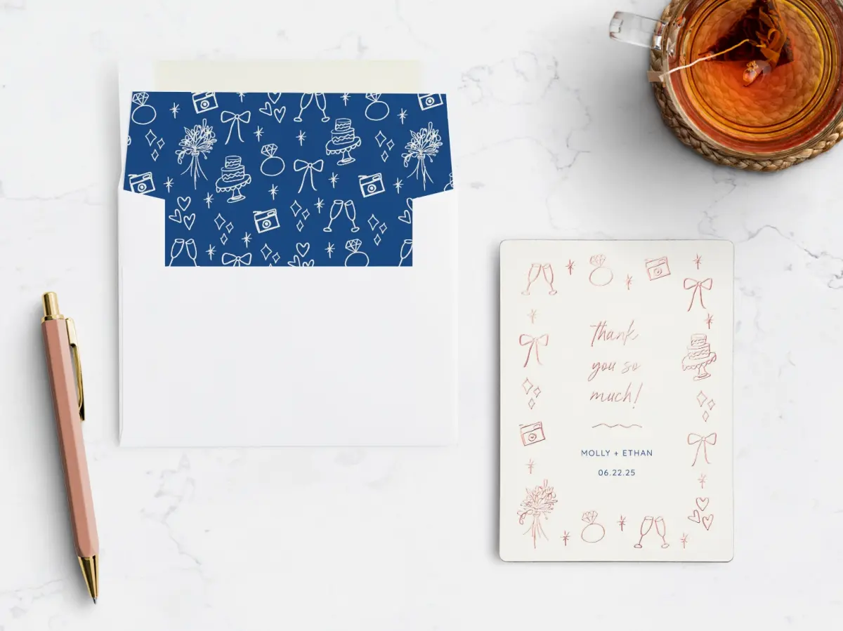Front with Envelope Liner