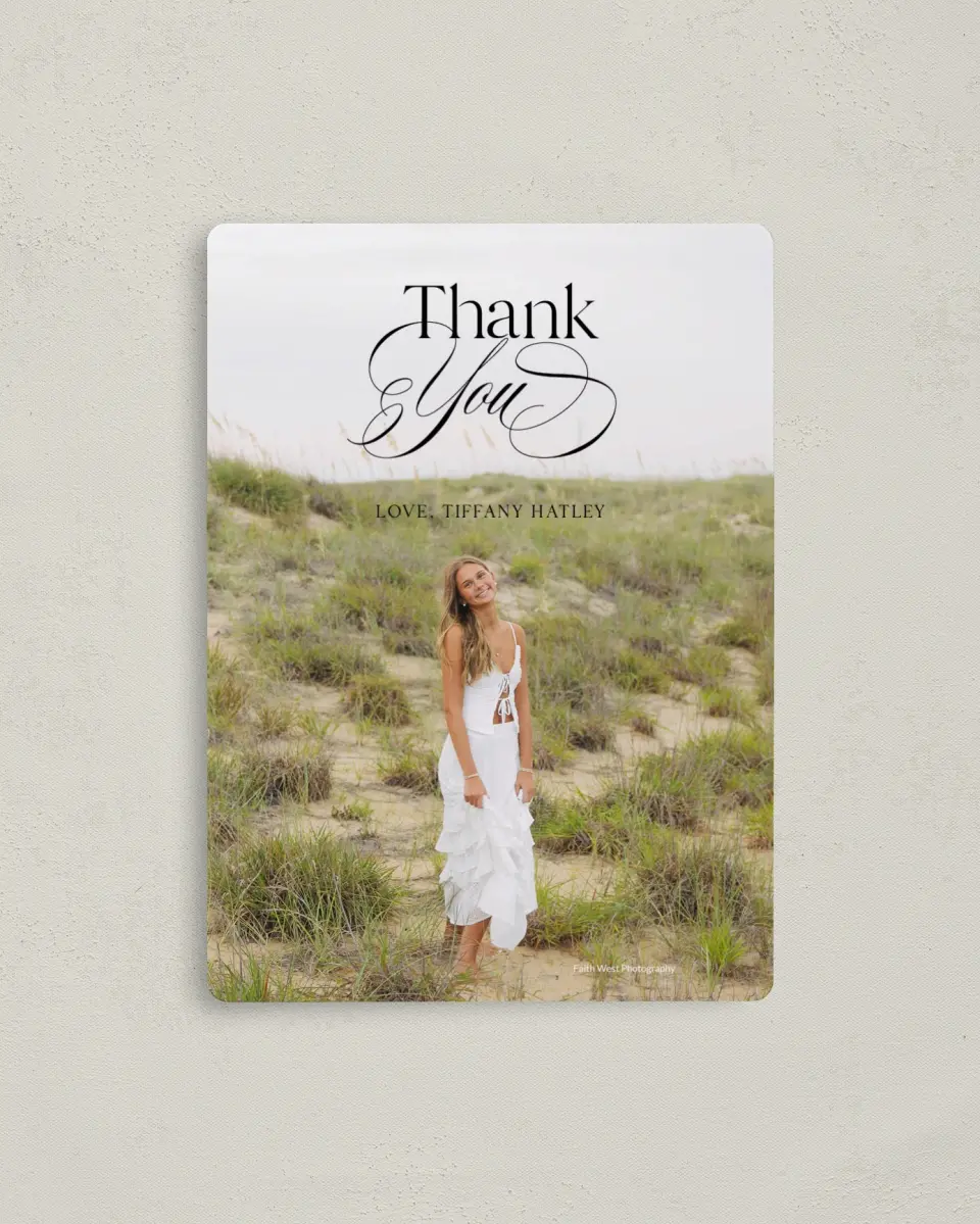 Traditional Thank You Cards | Affordable Invites | Truly Engaging