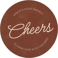 Years & Beers Wedding Coasters