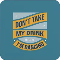 At the Dance Wedding Coasters
